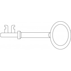 Nyckel låshus 62014&62020