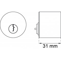Cylinder dubbel rund sb