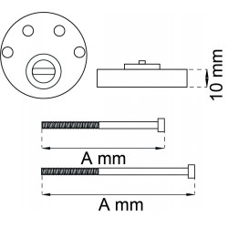 Tillbehör rund cylinder 60+70m