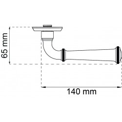 Dörrhandtag bergamo krom med Returfjäder