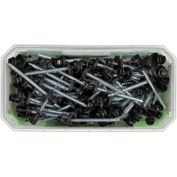 Farmarskruv borrspets sexkants M bricka svart 4,8x60 100