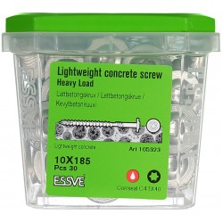 Lättbetongskruv hl-w wafer Huvud corrseal 10x185