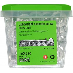 Lättbetongskruv hl-w wafer Huvud corrseal 10x210