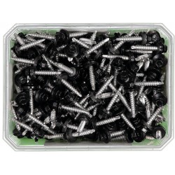 Farmarskruv borrspets sexkants Aluminium svart 5,5x35 250