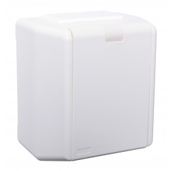 Vägguttag rs 1v mj utp ip44 rv Nordic renvit