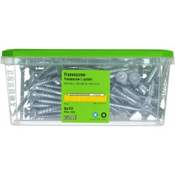 Karmskruv l vass spets fzb 6x70