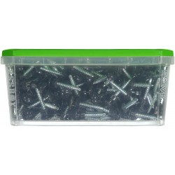 Farmarskruv decor borrspets sv Ral9011 tx25 fzb 4,8x35 250