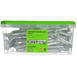 Lättbetongskruv försänkt huvud Tx30 corrseal 8x90