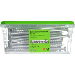 Lättbetongskruv försänkt huvud Tx30 corrseal 8x130