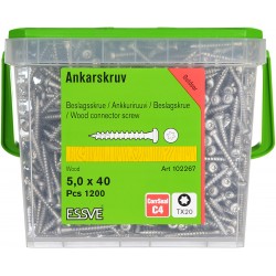 Ankarskruv fibercut corrseal Tx20 5,0x40
