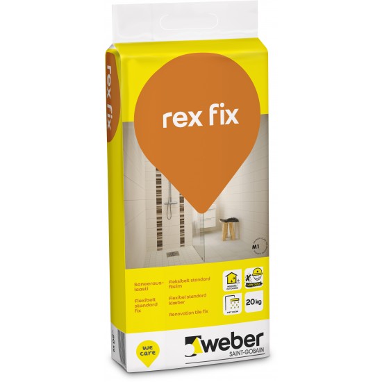 Fästmassa rex fix flexibelt Std 20kg