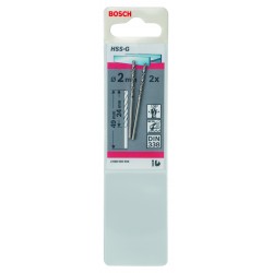 Metallborr hss-g s 2,0x40mm 2st