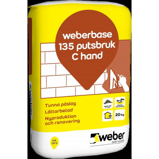 Putsbruk base 135 c hand 20kg