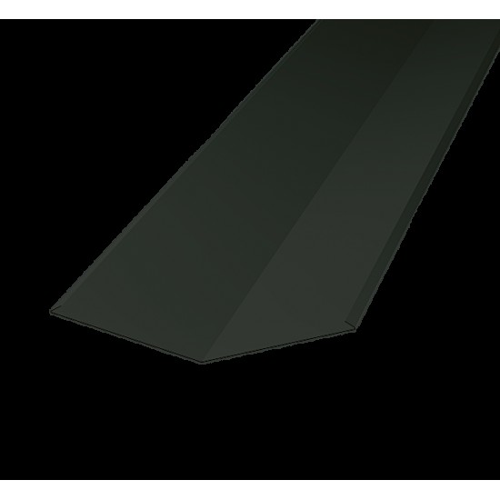 Ränndalsplåt rd svart 015 Hb-polyester 2000mm