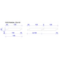 22x145 FALSPANEL 15/20 5MM SPRINGA L=4,2