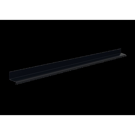 Överbleck ob till fönster Svart 015 60x1500mm