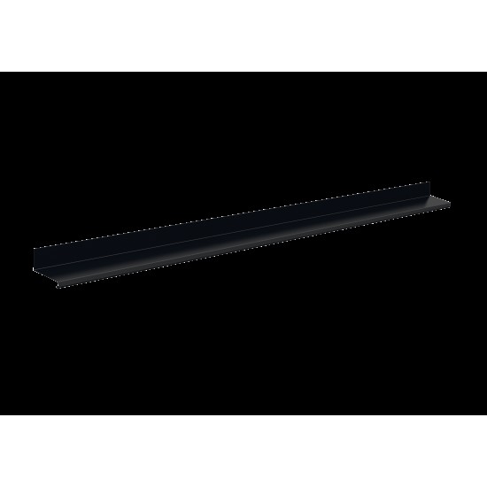 Överbleck ob till fönster Svart 015 80x1500mm