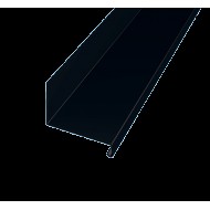 Överbleck ob till fönster Svart 015 100x2000mm