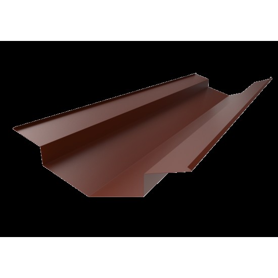 Ränndalsplåt rdf försänkt Tegelröd 742 hbp 150x2000mm