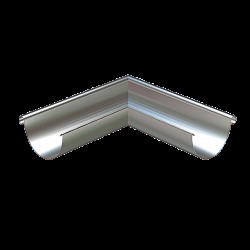 Rännvinkel rvy ytter halvrund Svart 015 125mm 90gr