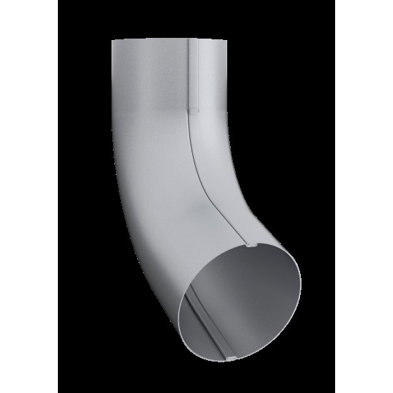 Stuprörsböj bk konisk Silvermetallic 045 70gr 87mm