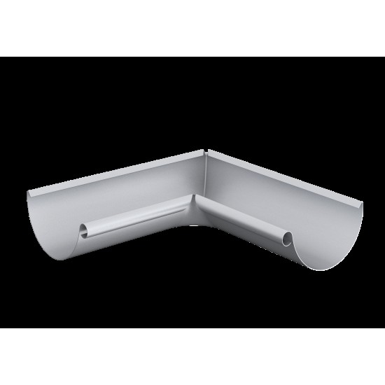 Rännvinkel rvi inner halvrund Silvermetallic 045 125mm 90gr