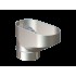 Renstratt rt till stuprör Plast silvermet 045 =100mm