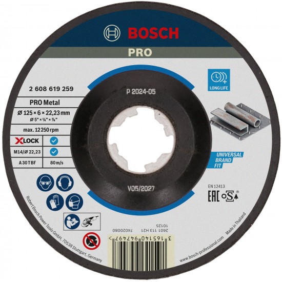 Navrondell x-lock efm 125x22,2x6mm