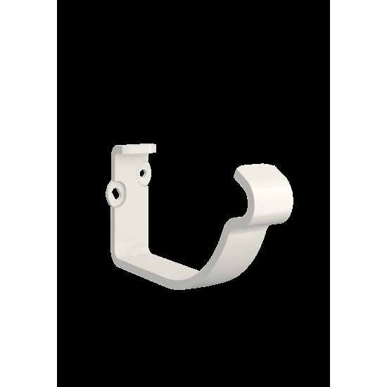 Rännkrok kfk halvrund fast Antikvit 001 125mm