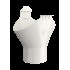 Omvikningskupa omv halvrund Antikvit 001 125/87mm