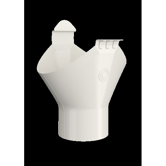 Omvikningskupa omv halvrund Antikvit 001 100/75mm