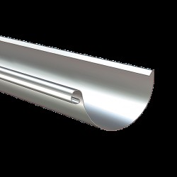 Hängränna r halvrund Silvermetallic 045 125x2000mm