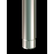 Stuprör sror krympt en ände Silvermetallic 045 87x2500mm