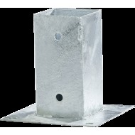 Stolpfäste med platta joma 2x73x73x150mm