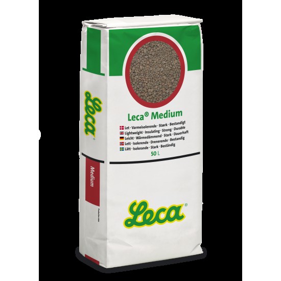 Lättklinker leca medium 50l 4-10mm