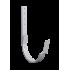 Rännkrok k18 halvrund klammer Silvermetallic 045 125x180mm