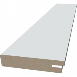Fönstersmyg foderbildande mdf Vit s 0500-n 16x125x2440mm