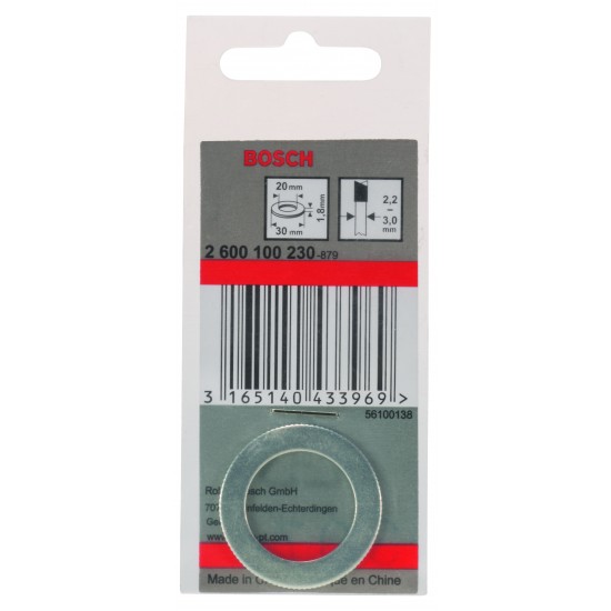 Insatsring 30/20mm max 3.0mm Klinga