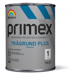 Trägrundfärg primex plus vit 1l