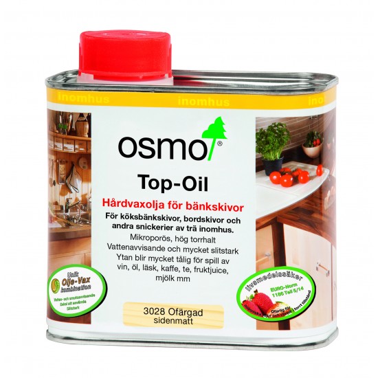 Hårdvaxolja 3028 osmo f bänksk Ofärgad sidenmatt 0,5l
