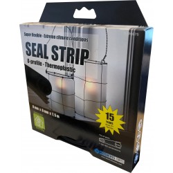 Tätlist omega thermoplastic Svart 8x8mm