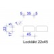 Lockläkt fasad GRM 22x45mm LPM g4-2